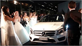 Lancio della nuova Mercedes-Benz Gla- Campo Parma - Sposa - 2014