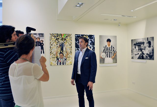 Alessandro Del Piero per AIRC - set photo/video 26 agosto 2013 presso ADPLog Torino. Produzione SportWide Ag