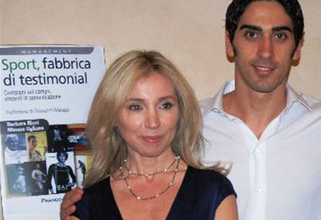 Milano, Circolo della Stampa. Filippo Magnini testimonial alla presentazione del libro 