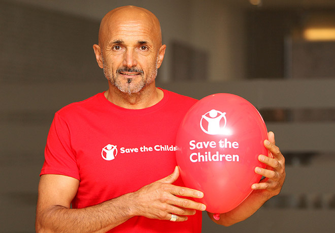 Campagna Save the Children - Luciano Spalletti -  2015
